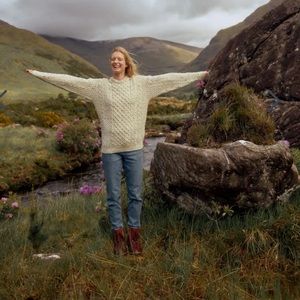 Wool fisherman’s sweater 100%